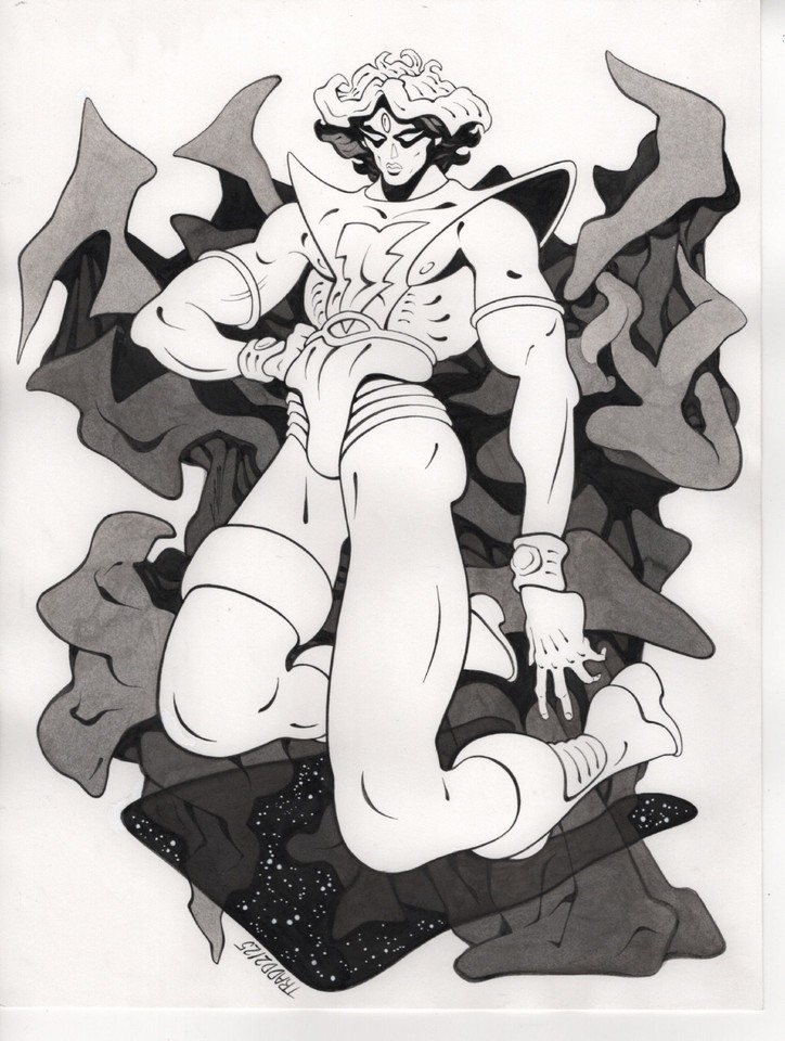 Adam Warlock by Tradd Moore (Silver Surfer Black Doctor Strange Luther Strode) Comic Art