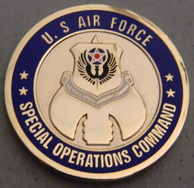 U.S. AIR FORCE SPECIAL OPERATIONS COMMAND UNITED WE STAND CHALLENGE COIN 1.5''