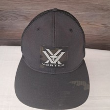 Vortex Optics Logo Cap Hat Black Camo OSFM Mesh Back Trucker Snapback Shooting