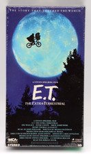 E.T. The Extra-Terrestrial VHS, 1988 Green Tape Flap MCA Home Video