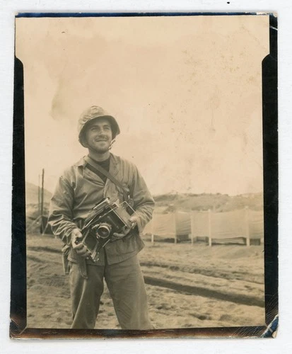 # 23 OLD WW2 MILITARY PHOTO GUADALCANAL  PHOTOGRAPHER ED GRABOWSKI  SNAPSHOT