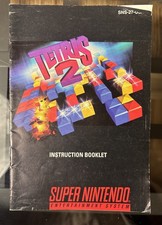 Tetris 2 - (Super Nintendo - SNES) -With Game And Manual