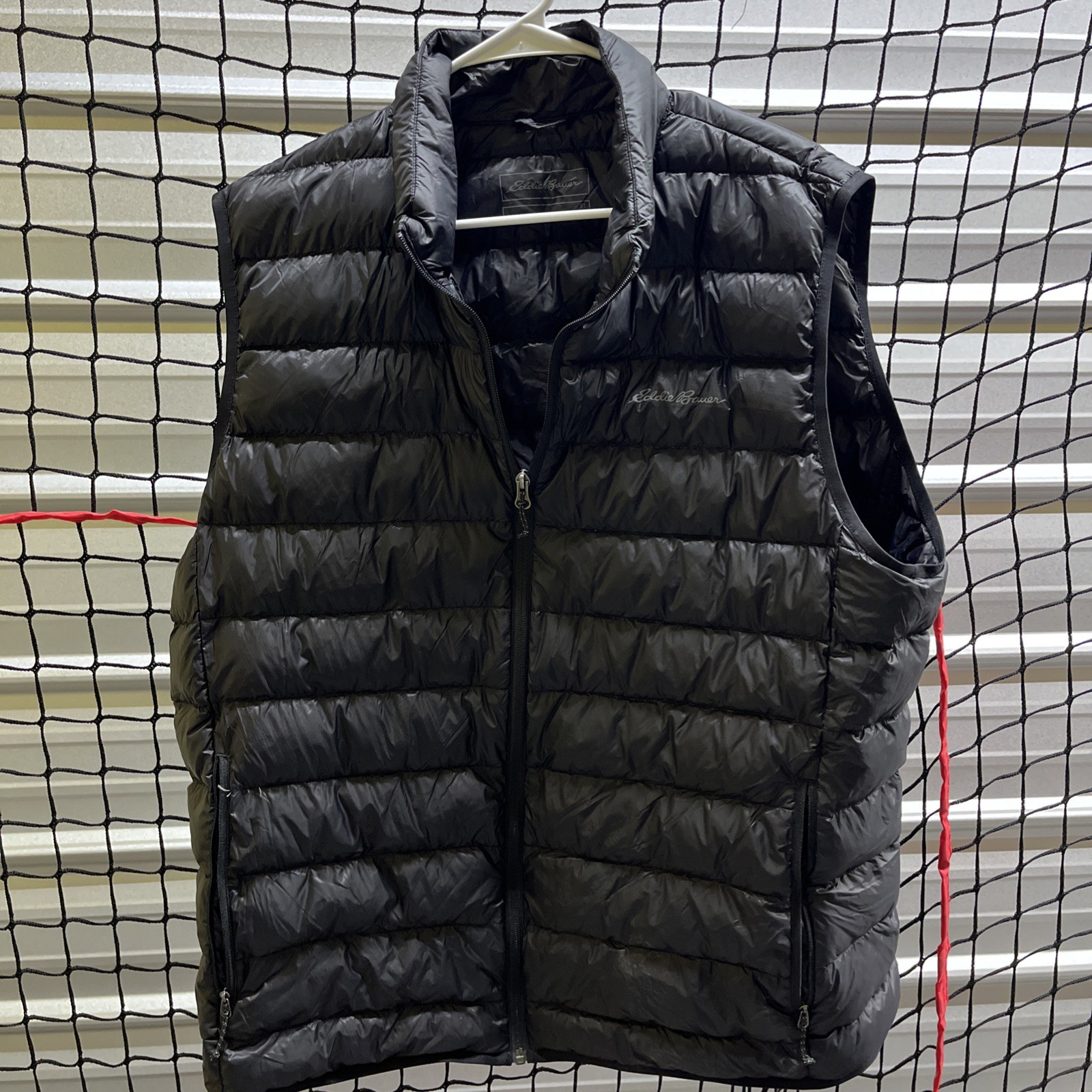 Eddie Bauer Down Puffer Vest XL Black