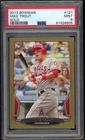 2013 Bowman Gold #121 Mike Trout PSA 9