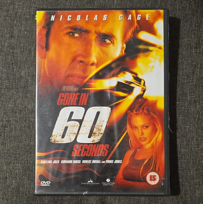 Touchstone Gone in 60 Seconds DVD Action PAL RC2 113 Min Cage Jolie FSK 15 UT