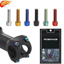 6PCS Bike Stem Screw Bicycle Bolts M5x18mm MTB Road Mountain Bike Bolts M5 18mm