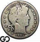 1904-S Barber Half Dollar