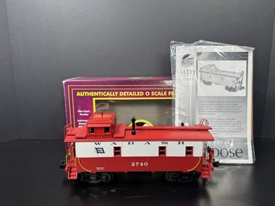 MTH Premier 20-90144 Wabash offset steel caboose #2740 LNIB