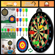 Magnetic Dart Board Set with 12 Darts - Fun Indoor Party Game for Kids Ages 5-12