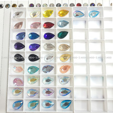 Swarovski 2303 Pear Flat Back 8x5mm 10pcs 