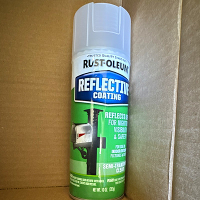 Rust-Oleum Reflective Coating Semi-Transparent Clear Spray Paint 10 oz