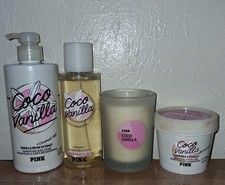 PINK Victoria's Secret Coco Vanilla 6.3oz Candle, Lotion, Mist, and Body Butter