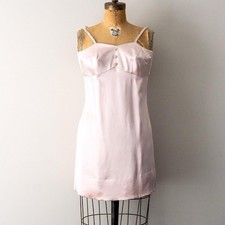 1960's pastel pink babydoll mini dress