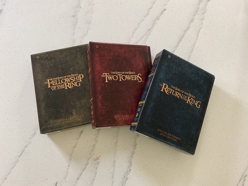 Lord of the Rings: The Motion Picture Trilogy (DVD, 2004, 12-Disc Set, Extended