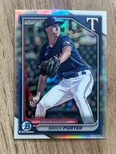 2024 Bowman Draft #BDC-172 Brock Porter Texas Rangers Chrome Refractor