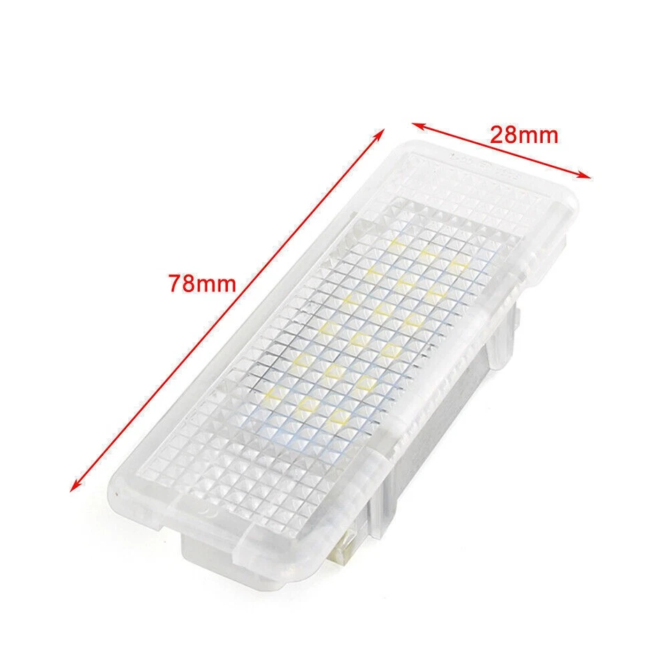 Para BMW E53 X5 E39 Z8 E52 Blanco Coche Lámparas 2x Canbus LED Puerta Cortesía Luz Lámpara Foto 2 de 4