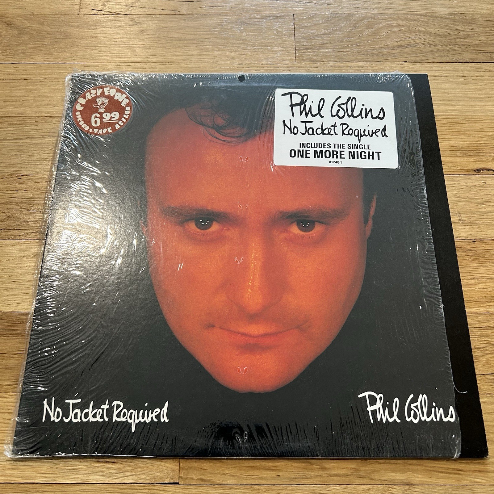 PHIL COLLINS No Jacket Required Vinyl LP Atlantic A1-81240 Club Edition 1985 EX