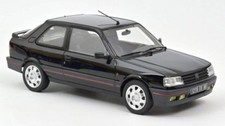 Peugeot 309 GTi 1990 Black 1:18 Scale Diecast Model Car by Norev 184885