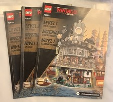 LEGO The Ninjago Movie 70620 Ninjago City Instruction Books (3) Manuals ONLY