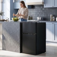 88L Under Counter Fridge Freezer with 5-Setting Thermostat