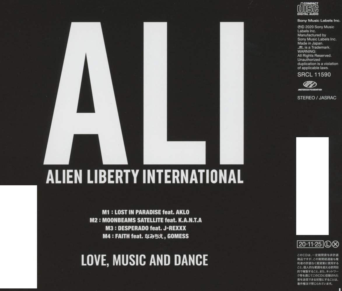 CD LOST IN PARADISE feat. AKLO (Standard Edition) Japan ALI Music