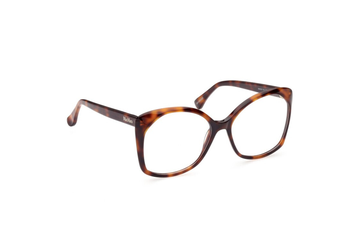 MAXMARA スクエアフレムメカネ MM5029 052 Max Mara MM5029 052 Tortoise Plastic Optical Eyeglasses