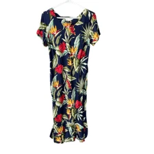 Tropical Island Aloha Wear size Med. made in Hawaii maxi. Beach , cruise , vacat