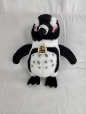Wild Republic Plush Penguin Realistic Stuffed Animal 12" Black Footed Denver Zoo