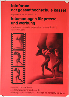 creativ colostudies Fotomontagen für Presse und Werbung, Poster, Plakat, 1973