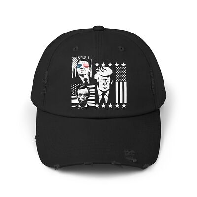 Trump Reagan Lincoln Hat, Donald Trump Hat,MAGA Cap,Patriotic Hat