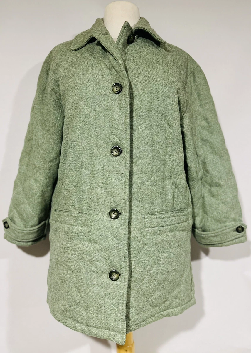 Quilted wool jacket hotsell