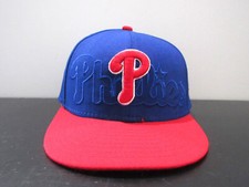 Philadelphia Phillies Hat Cap Fitted Boys 6 5/8 Blue Baseball New Era Youth Kids