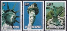 Cook Isl. 1986 Statue of Liberty New York very nice full set MNH