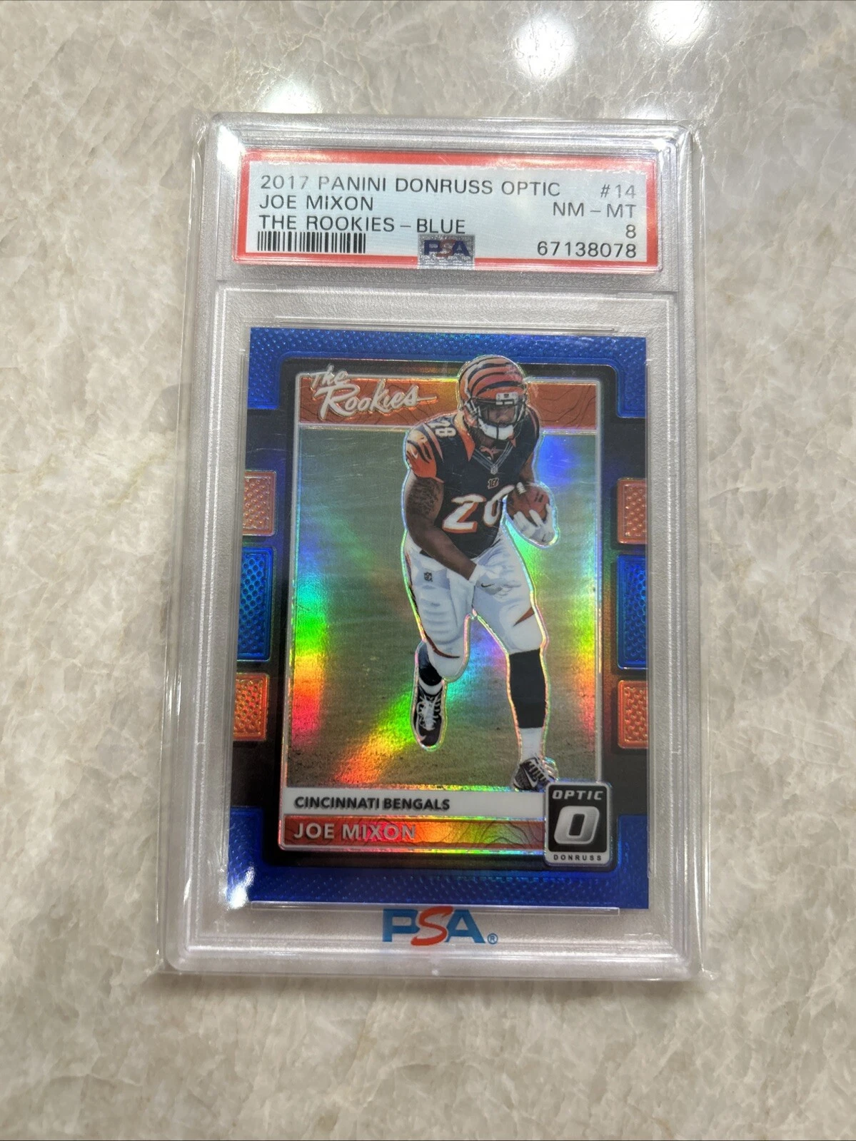 Joe Mixon Panini Donruss Optic the Rookies #14 Blue
