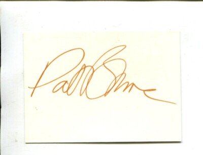 PAT BOONE signed AUTOGRAPH 944