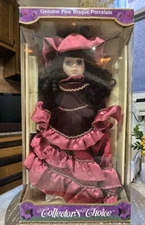 Genuine Hand Painted Fine Bisque Porcelain Collectors Choice 1980's