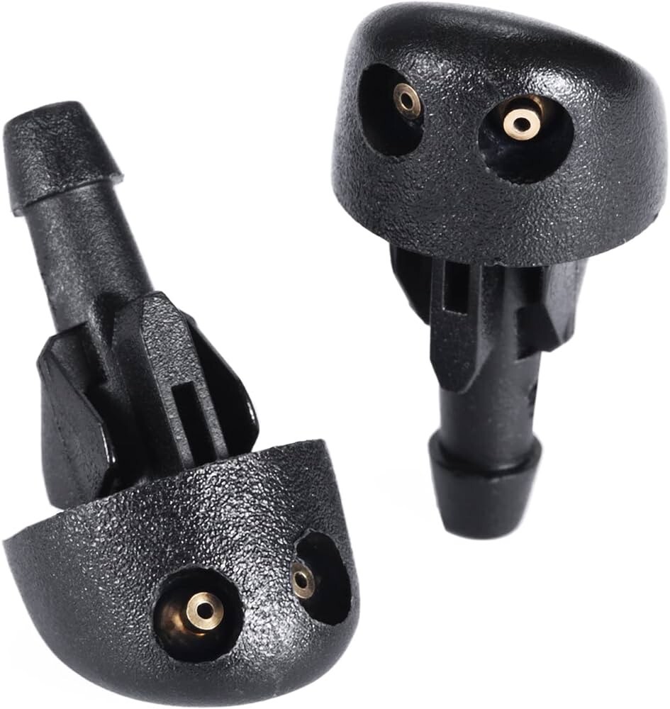 2X Front Windshield Washer Nozzle Jets For Renault Clio Mk2 - Replacement Pair 5 thumbnail image