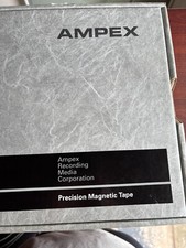 AMPEX 2" PRECISION MAGNETIC TAPE REEL TO REEL OPEN BOX GREAT CONDITION