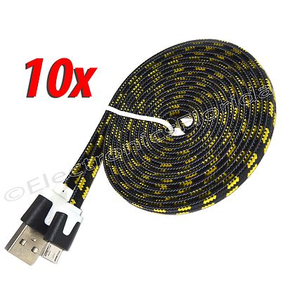 Cable Micro USB De Nailon Trenzado Para Teléfono Android, Cable De