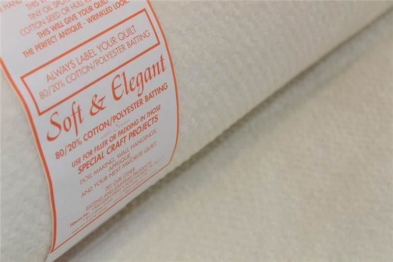 Guata de bateo de algodón premium retazos artesanía acolchado tela material 90"