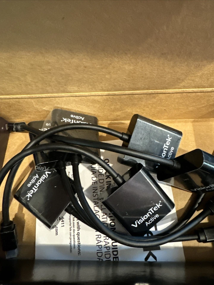 🧨VisionTek Radeon 7750 2GB GDDR5 Graphics Card 6 MiniDP to HDMI Adapters🧨 - Image 2 of 3