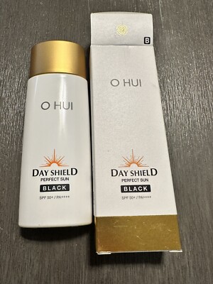 O HUI Day Shield Perfect Sun Black 80ml SPF50+ PA++++ Volume Up Cream K-Beauty