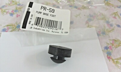 #ad Vacuum Pump Pump Base Black Rubber Foot Part# PR 59 Made for JB Vacuum Pumps $2.75