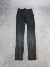Spanx Leggings Womens Xs Black Faux Leather