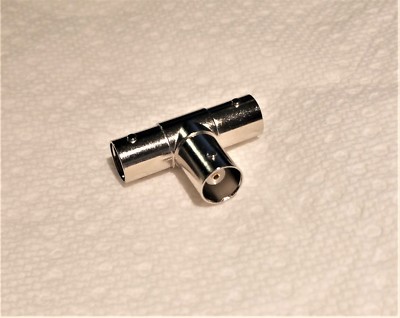 10 Pieces of BNC 3 Way Female-Female-Female ''T'' Adapter Coaxial Connectors