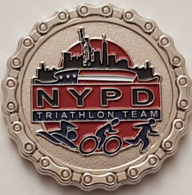 NYPD New York City Police Department Triathlon Team BIKE CHAIN EDGE ...