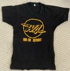 Vintage Detroit Rock Radio W4 Lp, T Shirt, Belt Buckle, Pin and Decals — photo 3