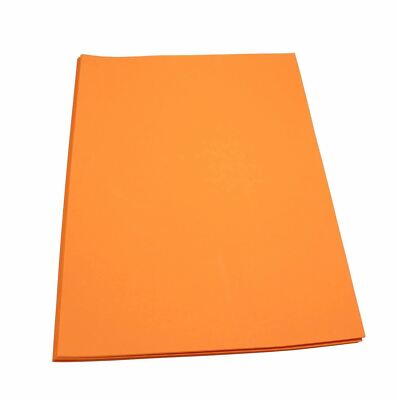 Craft Foam Sheets--12 x 18 Inches - Orange - 5 Sheets-2 MM Thick