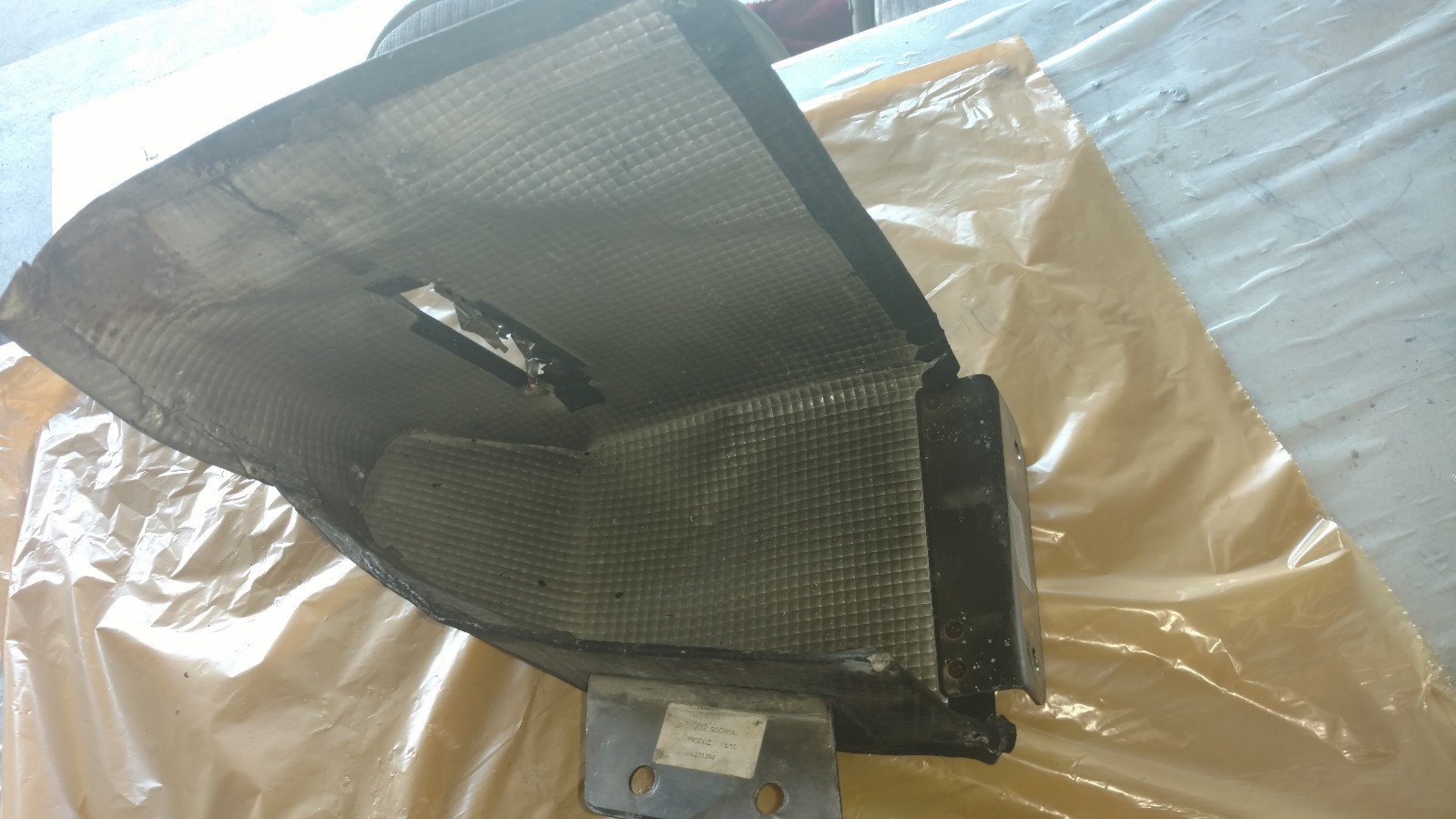 LAMBORGHINI GALLARDO PASSENGER SIDE EXHAUST MUFFLER HEAT SHIELD COVER OEM 