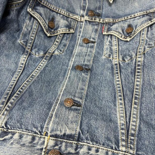 90s LVC LEVIS 71557 3rd Big E denim jacket Reproduction Size